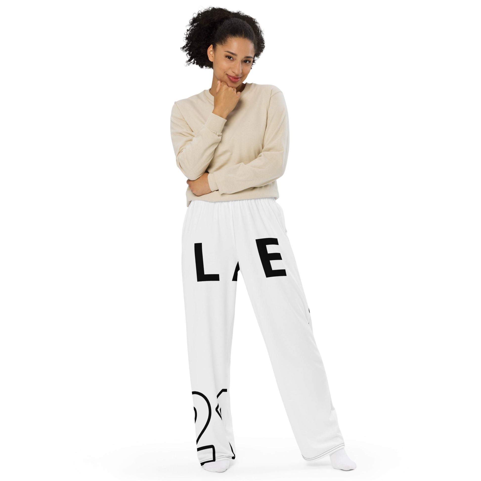 All - over print unisex wide - leg pants - TRENTON TOWERS FEDERAL LLC