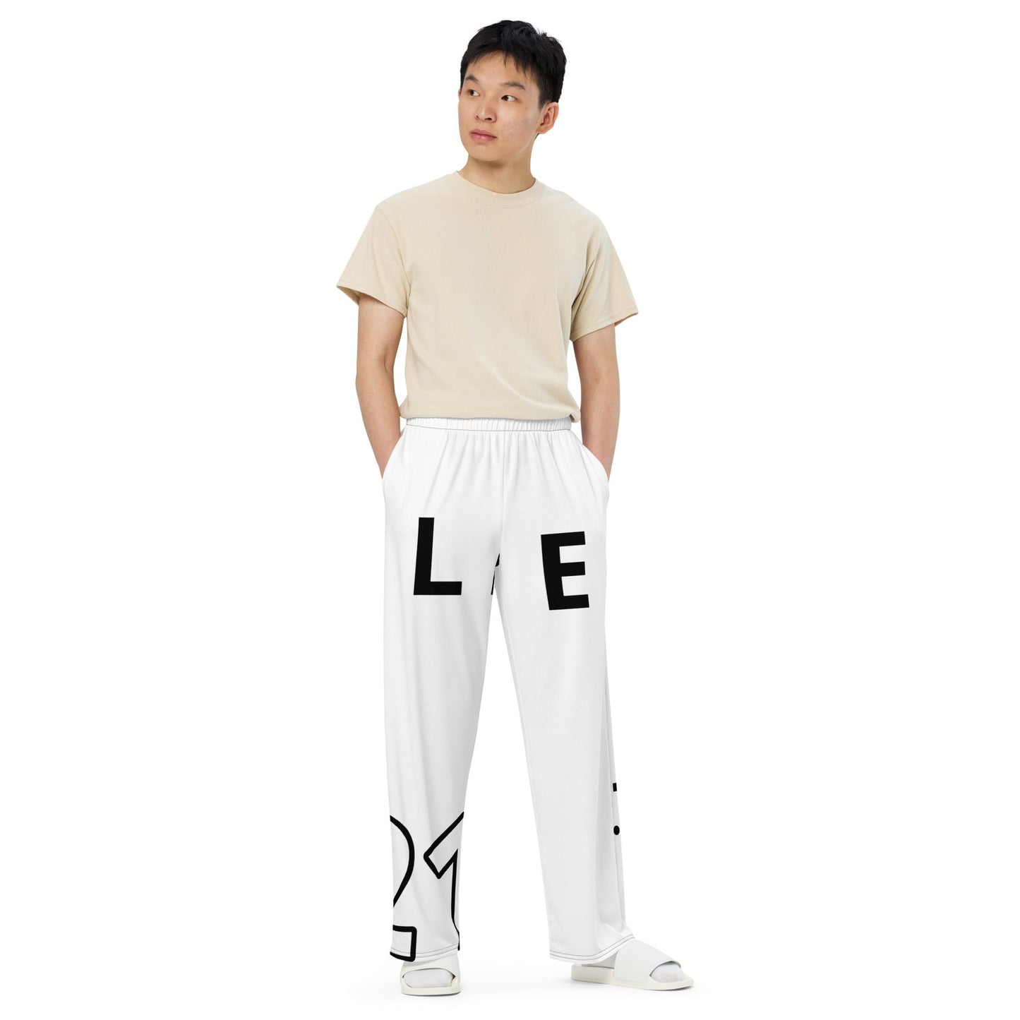 All - over print unisex wide - leg pants - TRENTON TOWERS FEDERAL LLC