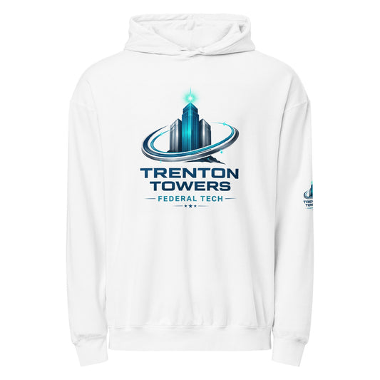 Unisex garment - dyed lightweight hoodie - TRENTON TOWERS FEDERAL LLC