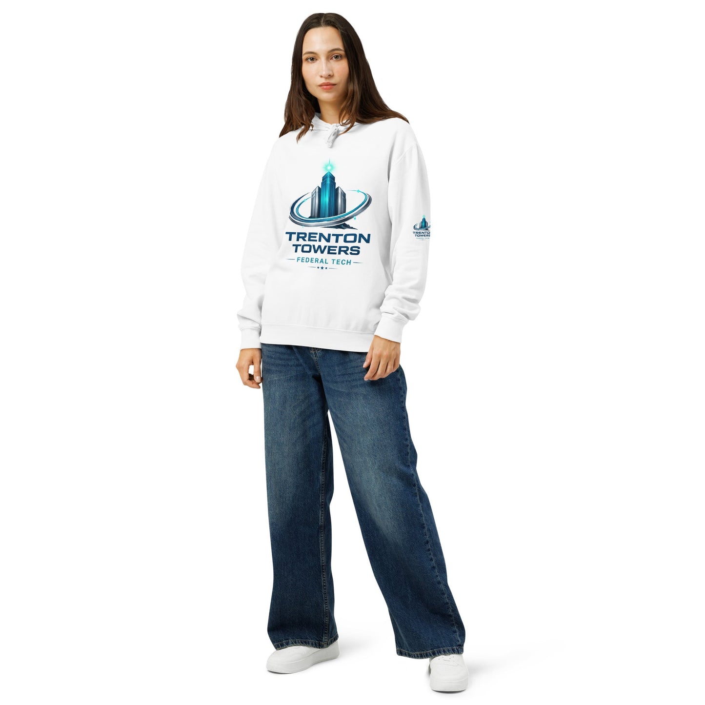 Unisex garment - dyed lightweight hoodie - TRENTON TOWERS FEDERAL LLC